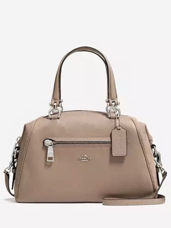 Coach Handbags - COACH Primrose Satchel Crossbody Carryall Purse Bag Pebbled Leather/Suede Combo